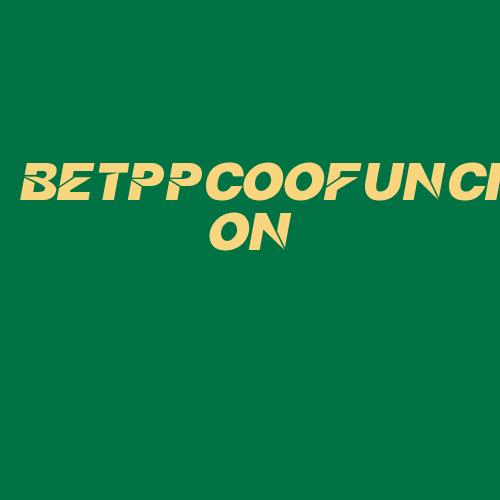 Logo da BETPPCOOFUNCION